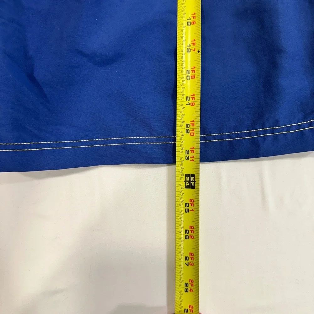 Vintage Y2K Hollister Pacific Merchants Board Shorts Mens Large Blue Yellow Surf